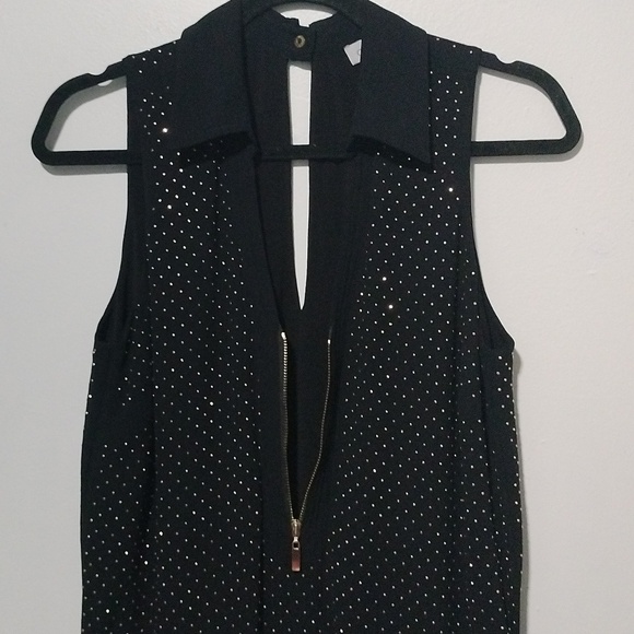 Cache gold studded Romper size Small - Picture 8 of 16